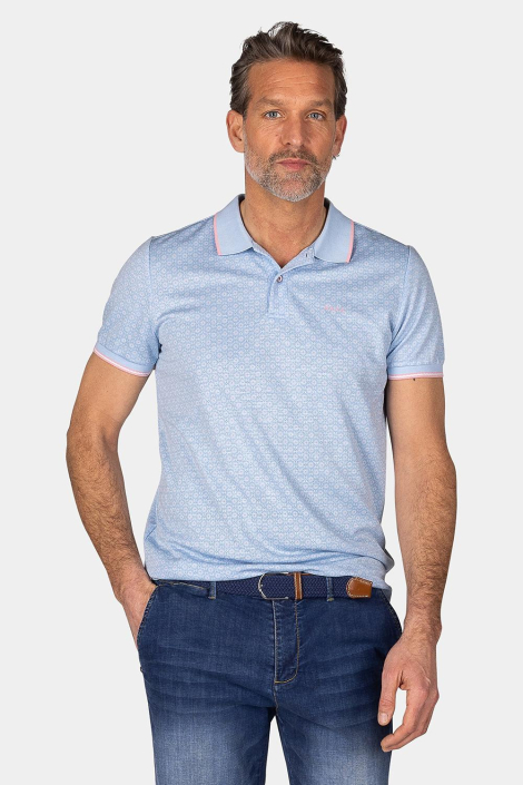 NZA blauwe heren polo