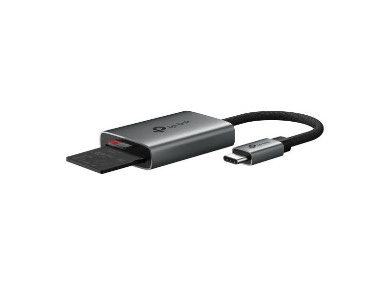 TP-Link Card Reader Extern UA430C USB-C Stecker - USB 3.0 Typ-C auf SD- und microSD 3.0-Kartenleser