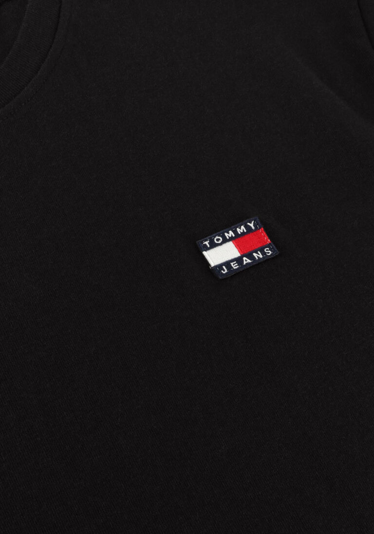 TOMMY JEANS zwarte tommy jeans t-shirt tjm clsc tommy xs badge tee
