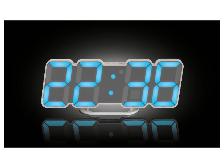 LED-klok met wekker