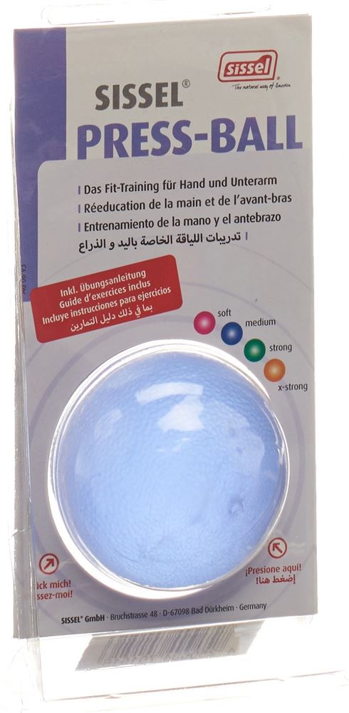 Sissel Press Ball medium blau 1 Stk