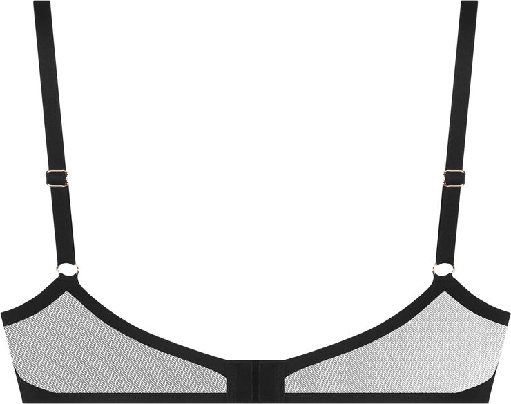 Hunkemöller MESH ESSENTIALS PD PUSH Caviar