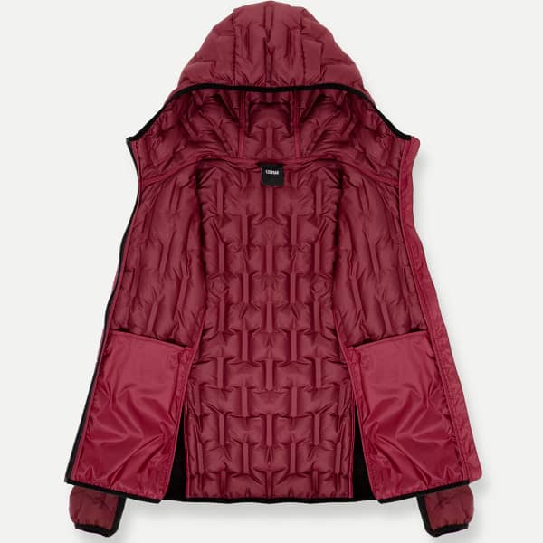 Veste softshell COLMAR 9XJ LADIES SKI DOWN JACKET GARNET-BLACK