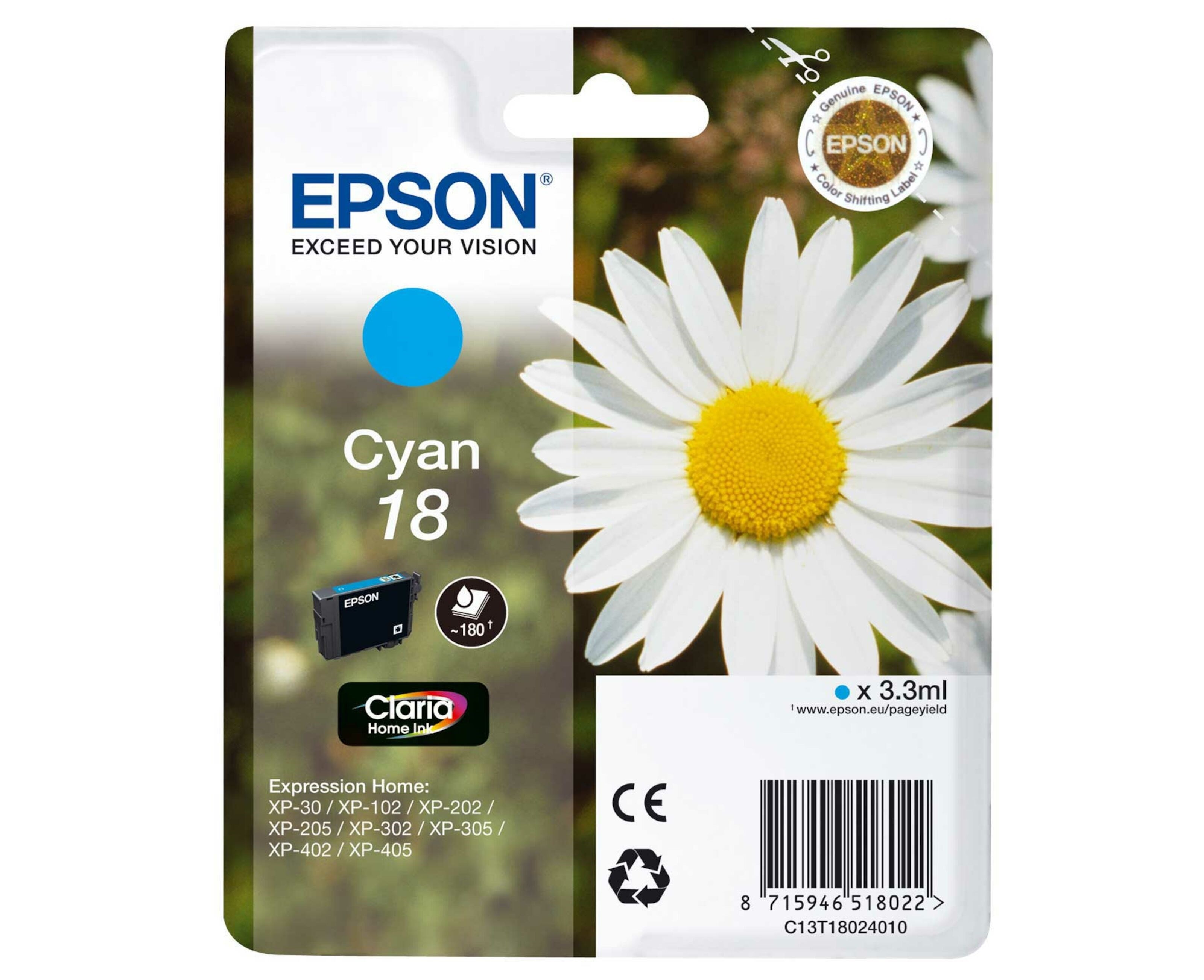 Epson T1802 - Cyan