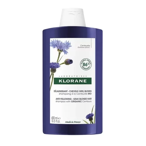 Shampoing Déjaunissant - Cheveux gris, blonds - Klorane - 400ml
