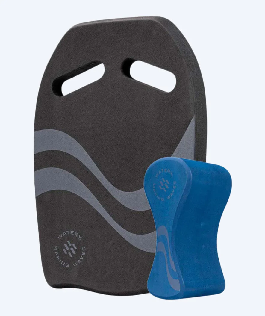 Watery bundle med pullbuoy og svømmeplade - Heat