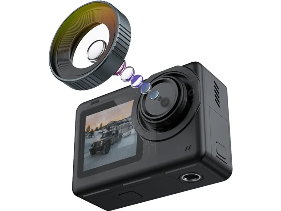 SJCAM SJ10 Pro, 4K Ultra HD, 12 MP, 60 fps, Wi-Fi, 1300 mAh, 85 g