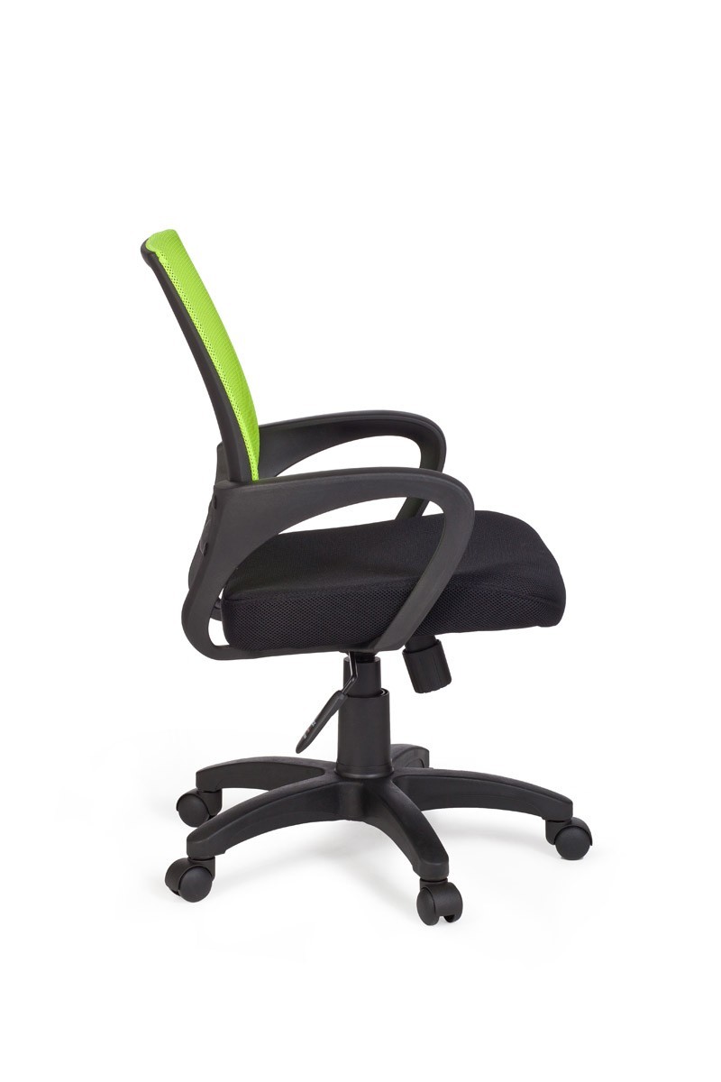 Bürostuhl - schwarz-limette - höhenverstellbar