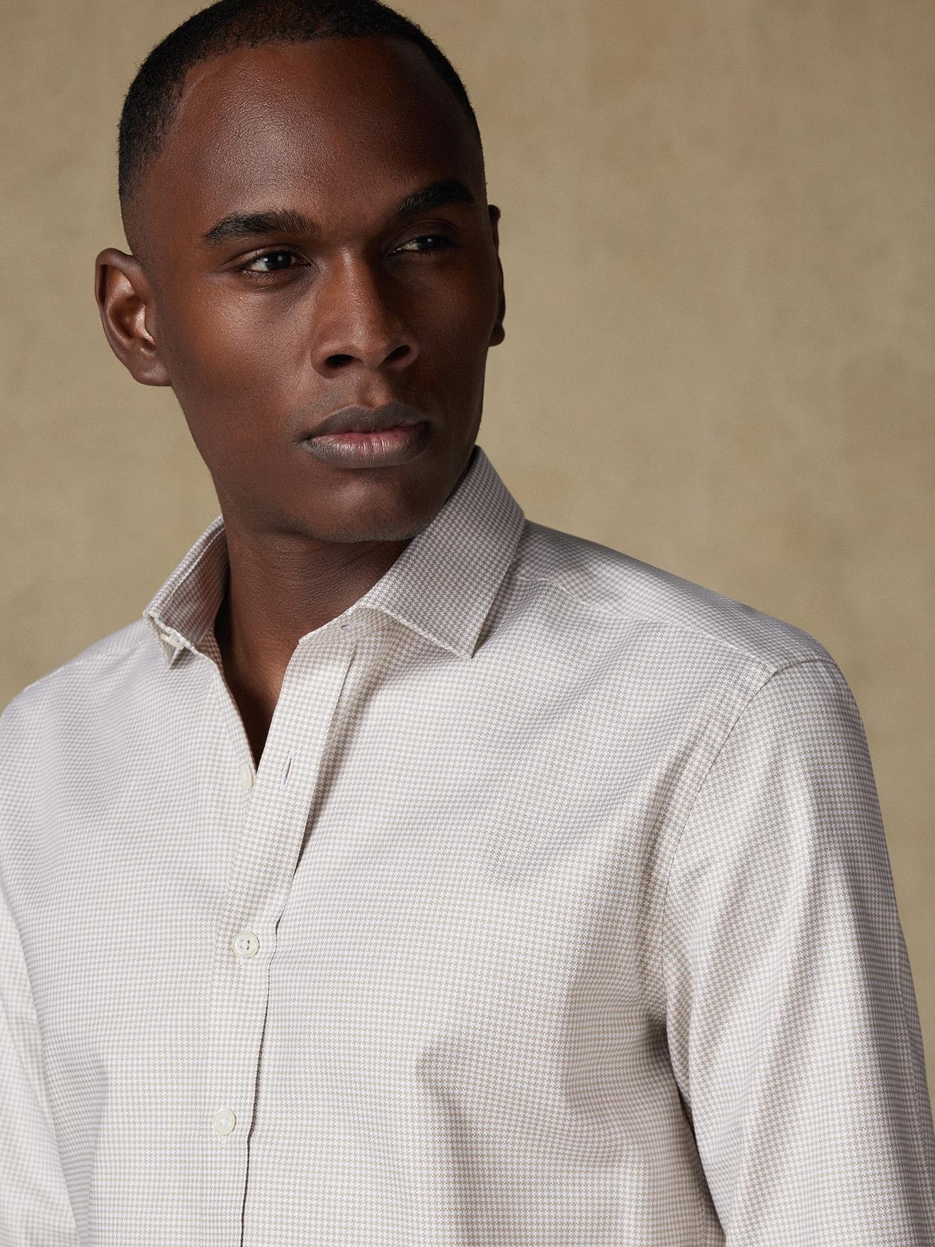 Chemise Alvin en natté beige