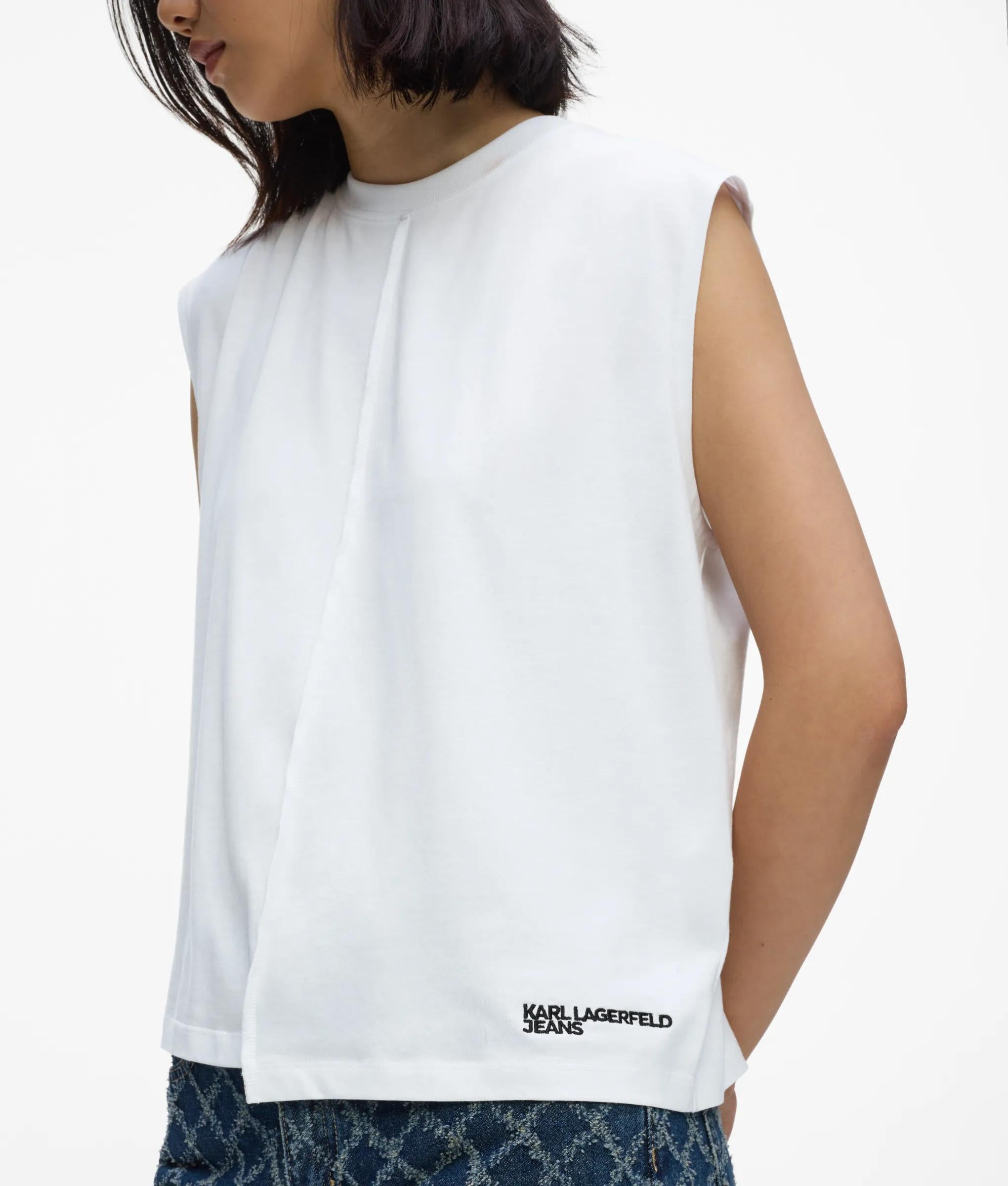 Tanktop met naaddetail