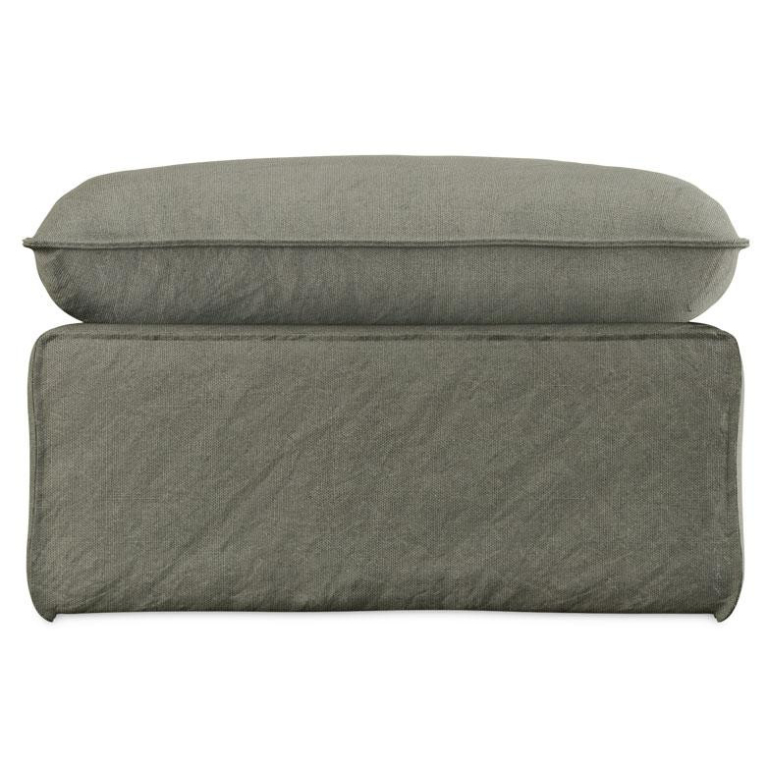 HKliving Nomad hocker Linen, Army Green