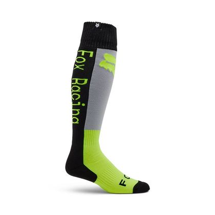 Chaussettes MX Fox 180 LEAN - Gris / Jaune