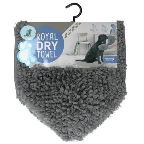 Toalha cinza para cães Doggy Dry