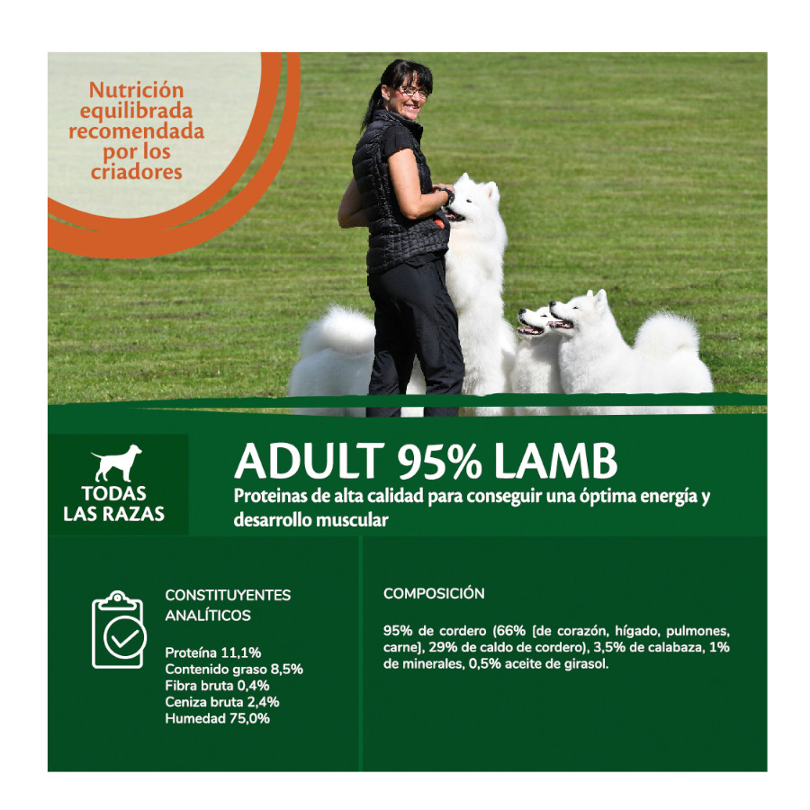 Lata de 400g Wellness Core Cordeiro com Abóbora para cães