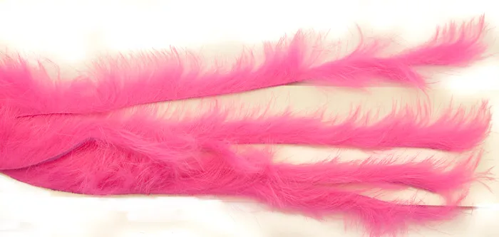 The Fly Co Rabbit Strips S-Cut 3mm - Fl. Pink