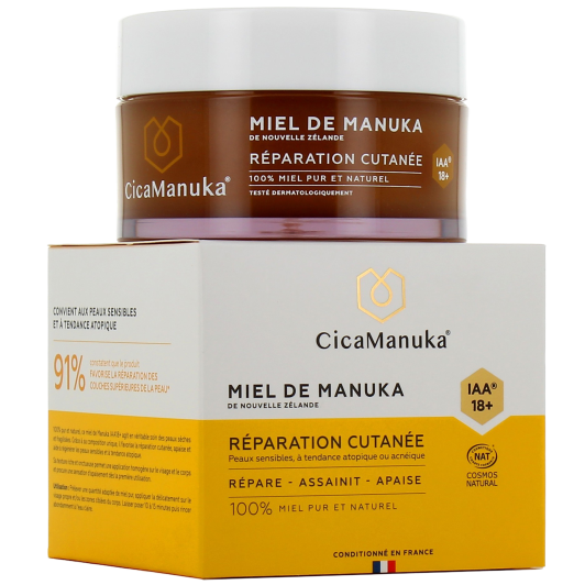Cicamanuka miel réparateur cutané bio - Peau acnéique, imperfections