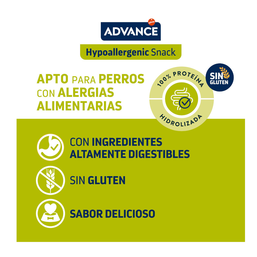 Biscoitos hipoalergênicos Advance para cães, 150g