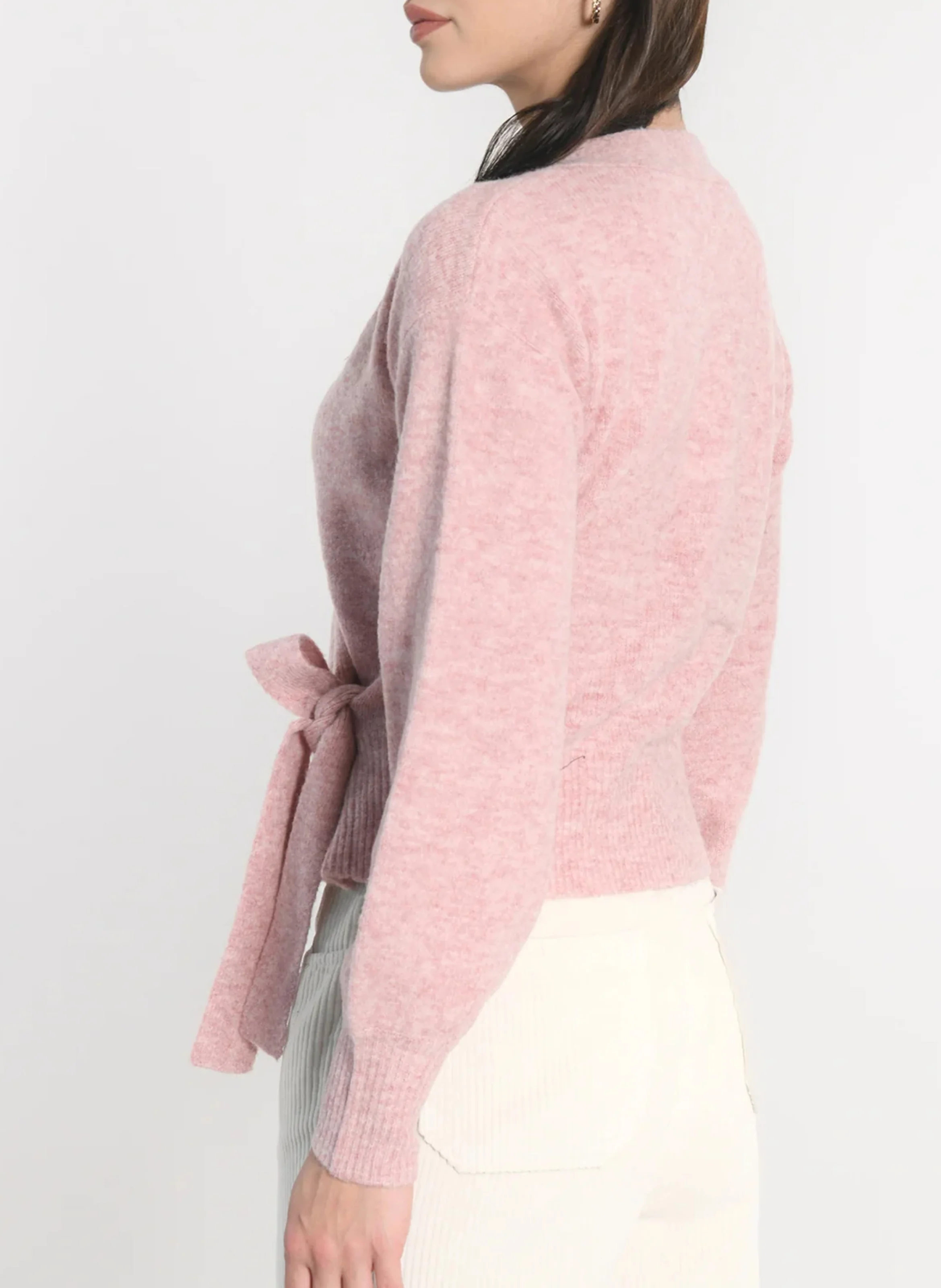 CONNIE - Gilet cache coeur | Rose