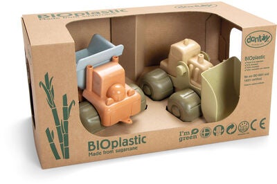 BioplastDantoy Bulldozer og Lastebil Bioplast