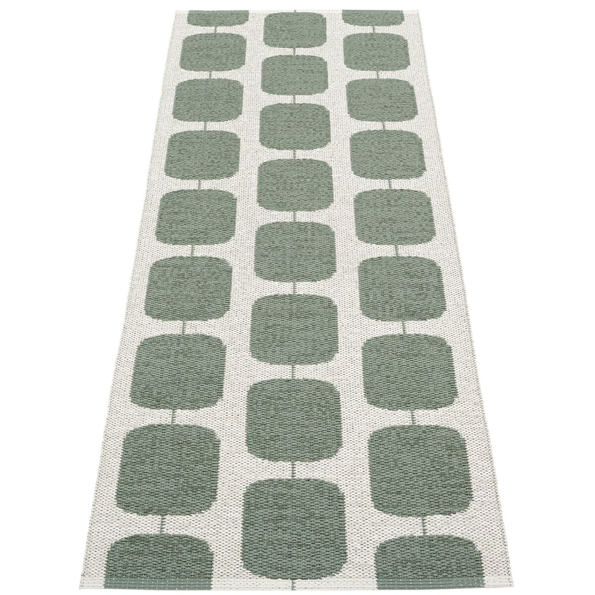 Gulvteppe Sten, 70 x 300 cm., army/fossil