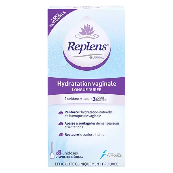 Replens Gel Vaginal 8 Aplicadores Sem Hormônios