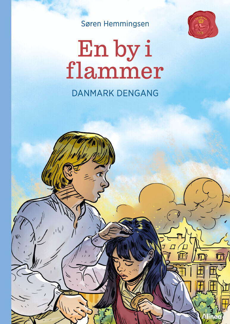 Danmark Dengang 8 - En By I Flammer, Blå Læseklub - Søren Elmerdahl Hemmingsen - Bog