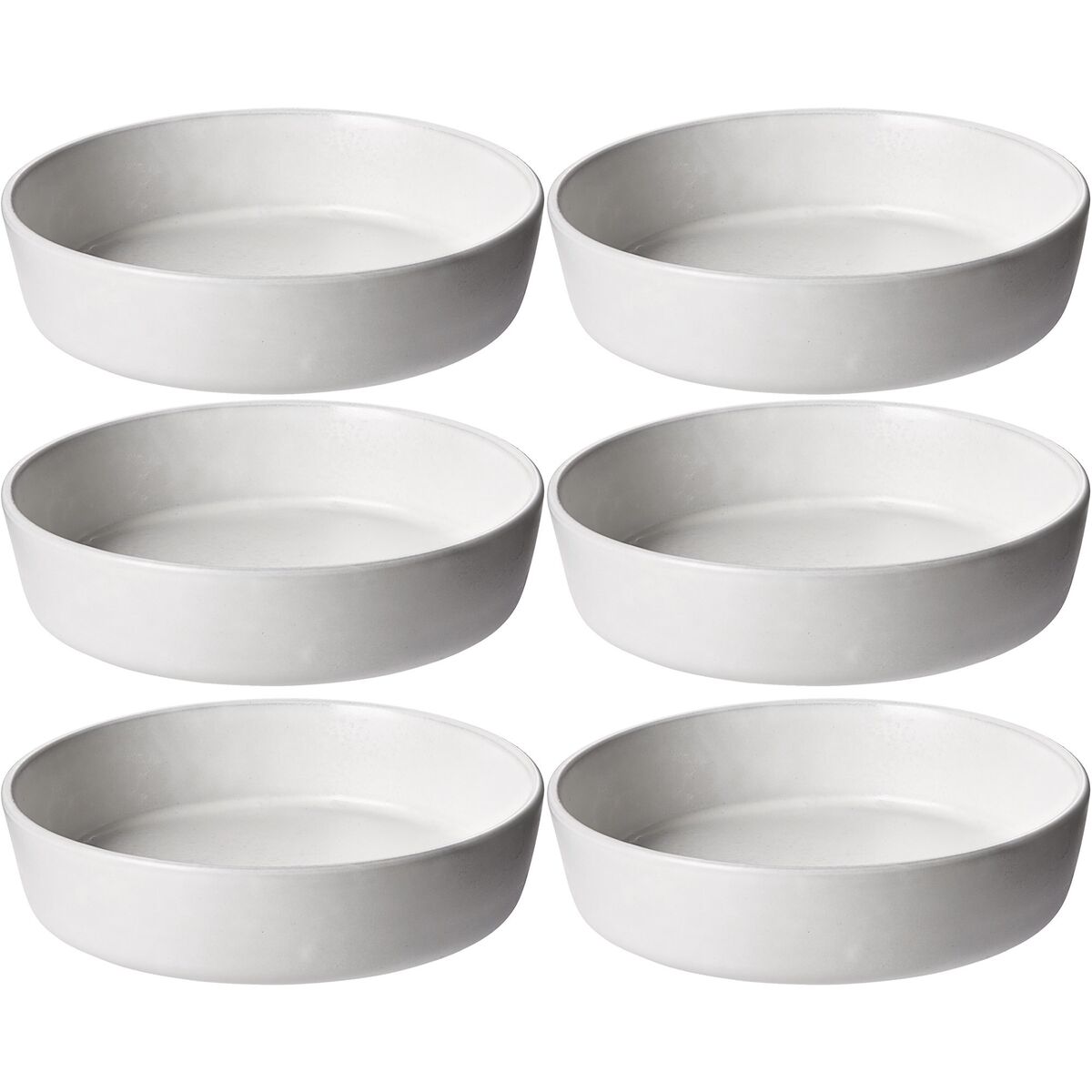 RAW Dyp tallerken, Arctic White 6 stk