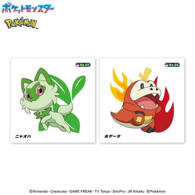 Ensky - Pokemon Sticker (22 soorten) (Blind Box)