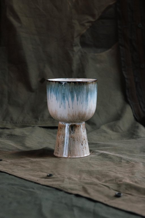 HKliving Retro bloempot Ø16,5 Glacier