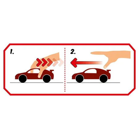 Revell Pull Back Racing Car, rot