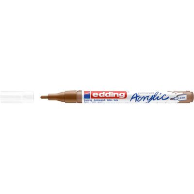 Edding 5300 - Marqueur acrylique - noisette