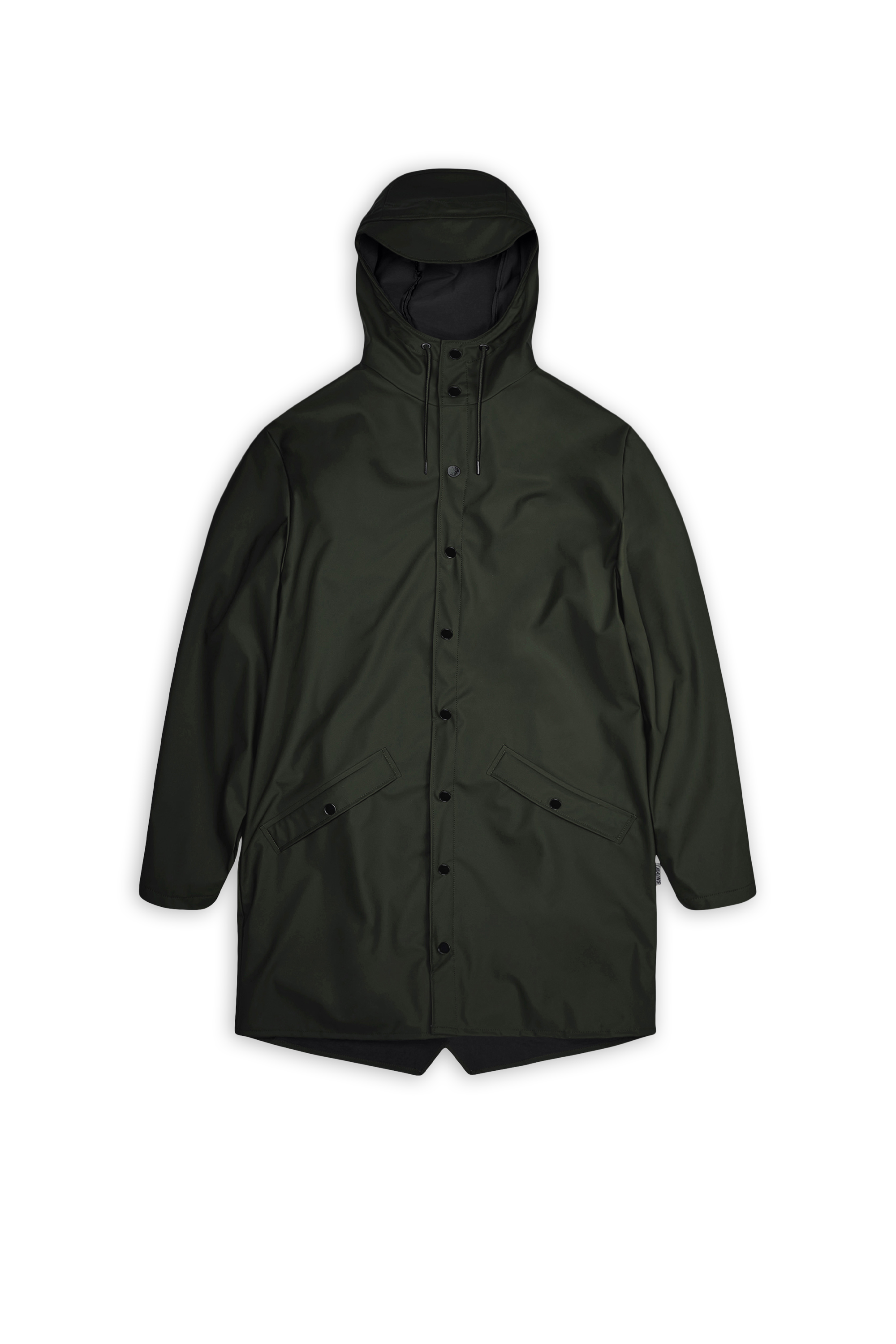 RAINS Coupe-vent imperméable à capuche Kaki