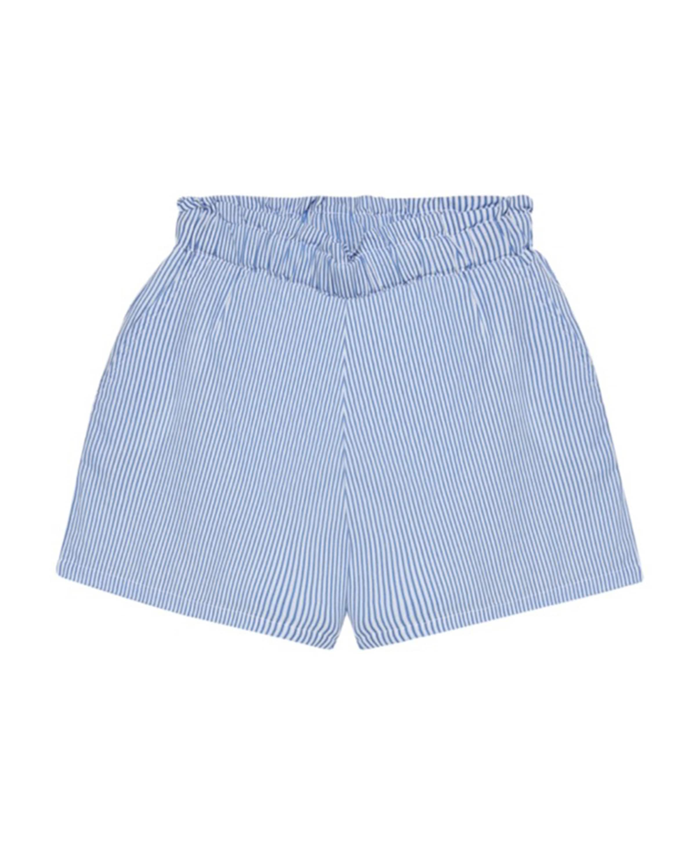 EN FANT Stripe meisjes korte broek blauw