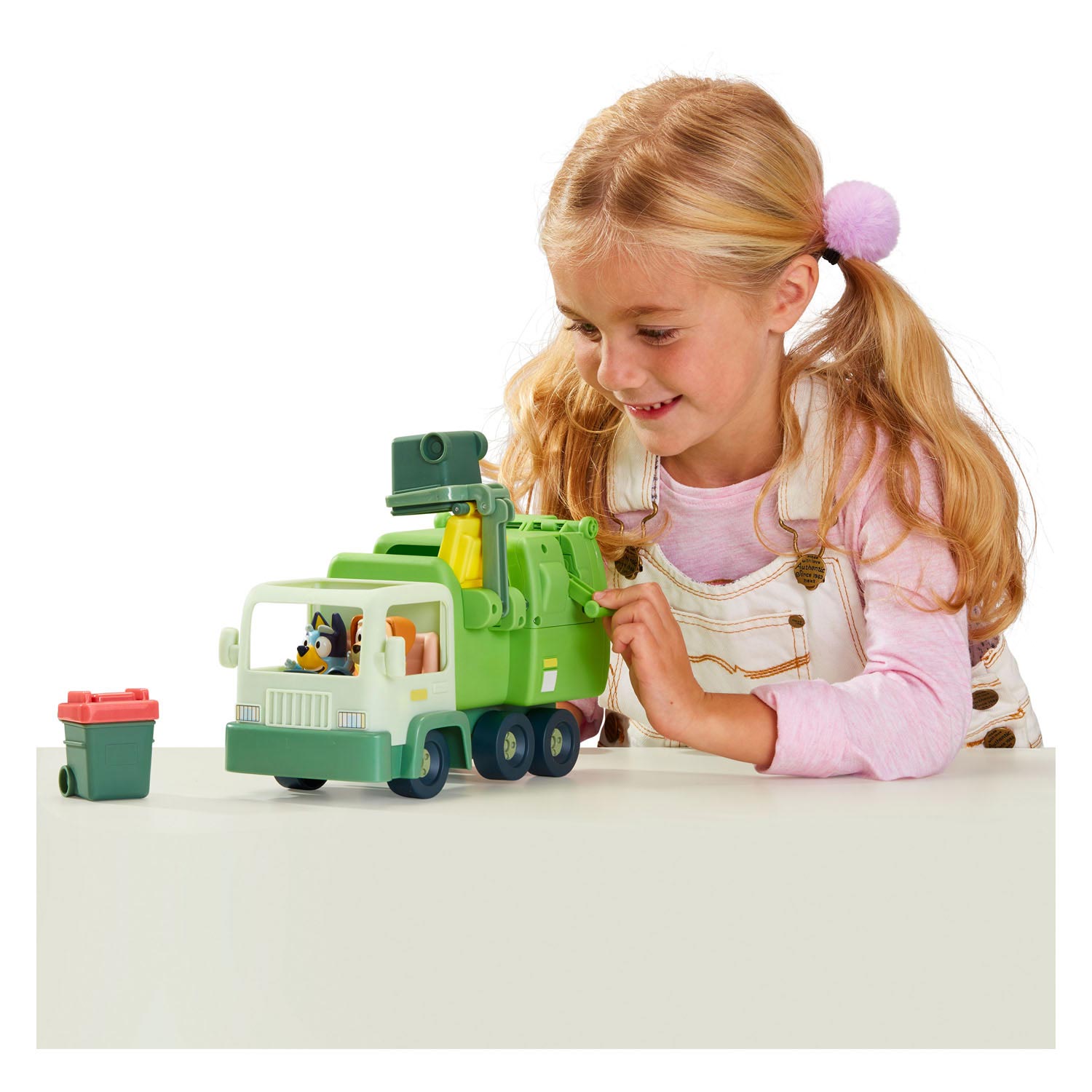 Bluey Vuilniswagen met Speelfiguren