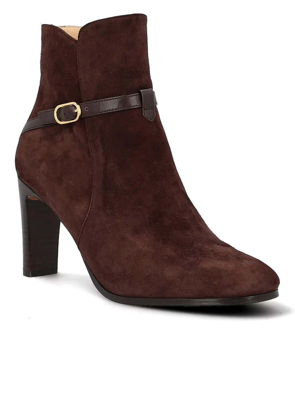 BOOTS SAVOIE VELOURS MARRON