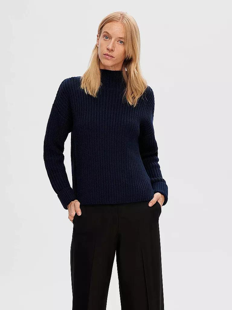 SELECTED FEMME Pullover SLFSELMA dunkelblau