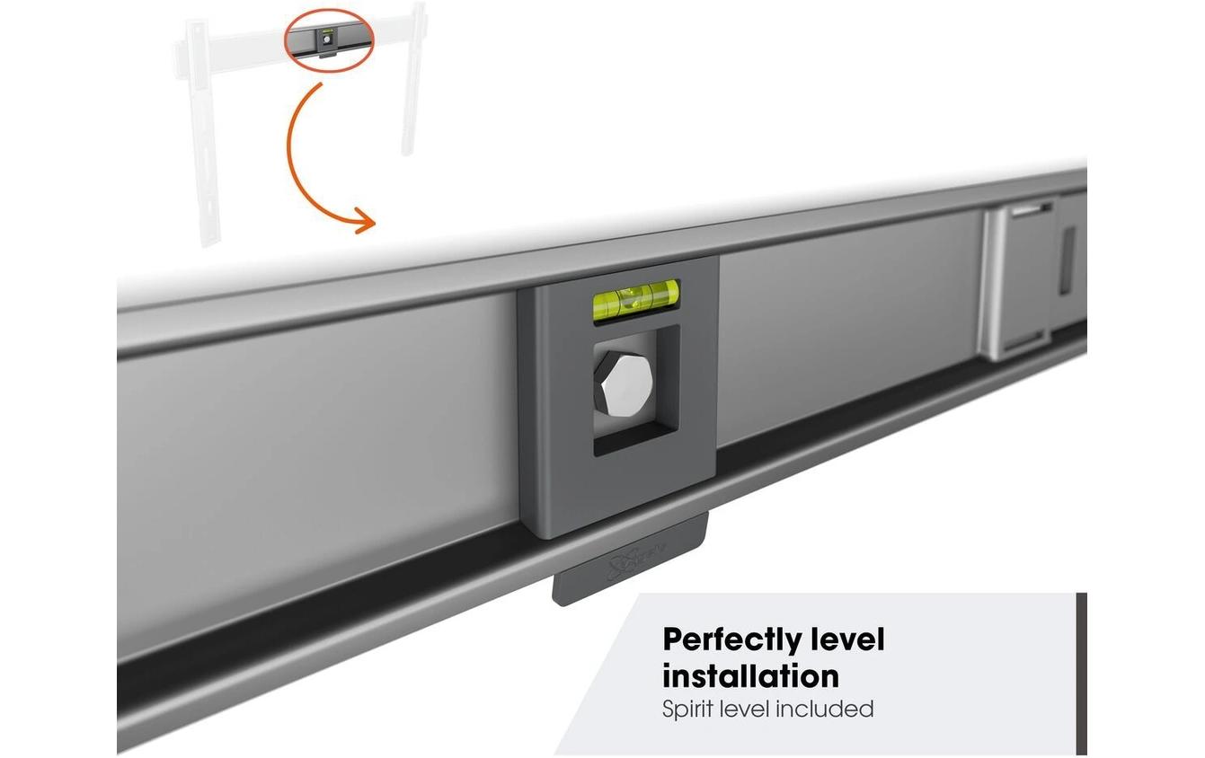Wandhalterung ELITE TVM 5405B SchwarzFlache TV-Wandhalterung für 32