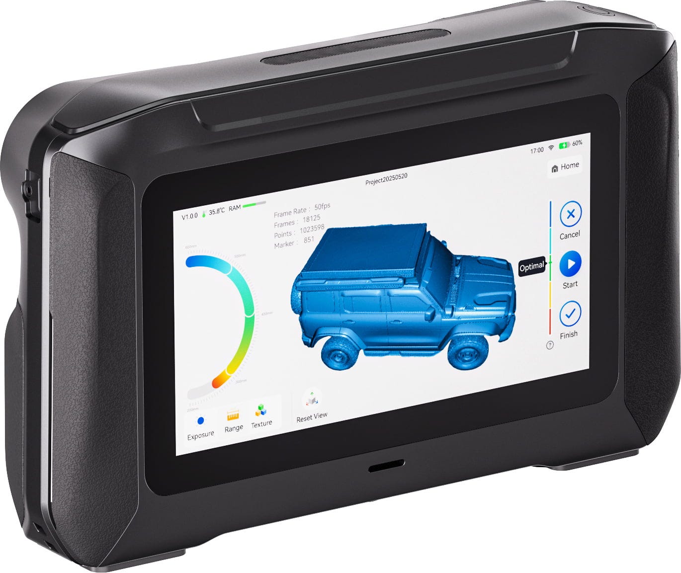 Creality  Sermoon P1    Hochpräziser 3D-Scanner mit Hybrid-Lichtsystem
