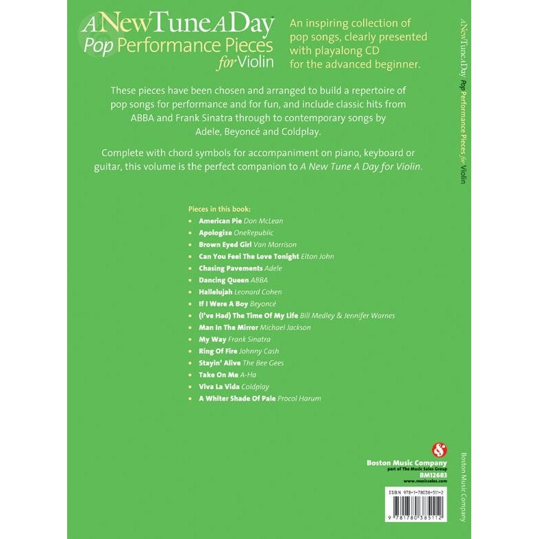 MusicSales - A new tune a day - Pop Performance voor viool