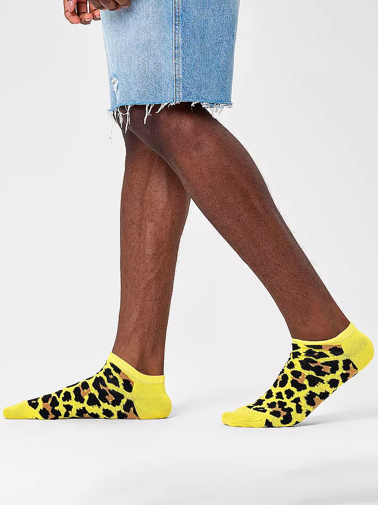 HAPPY SOCKS Damen Socken LEO 36-40 yellow  gelb