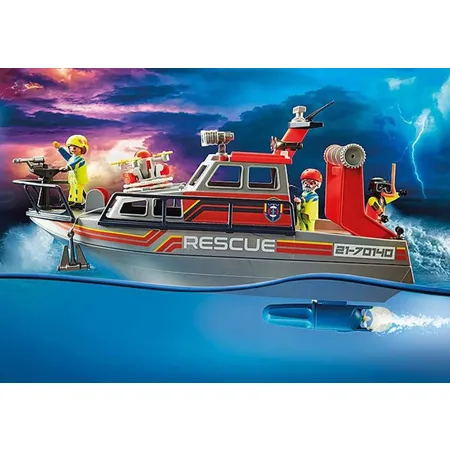PLAYMOBIL® 70140 City ActionSeenot: Löscheinsatz mit Rettungskreuzer