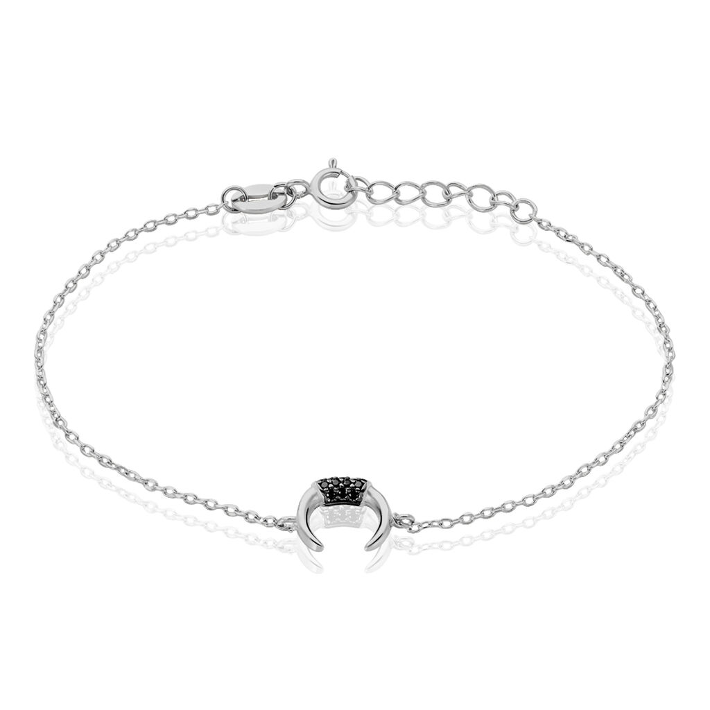 Bracelet Corneliana Argent Blanc Oxyde De Zirconium