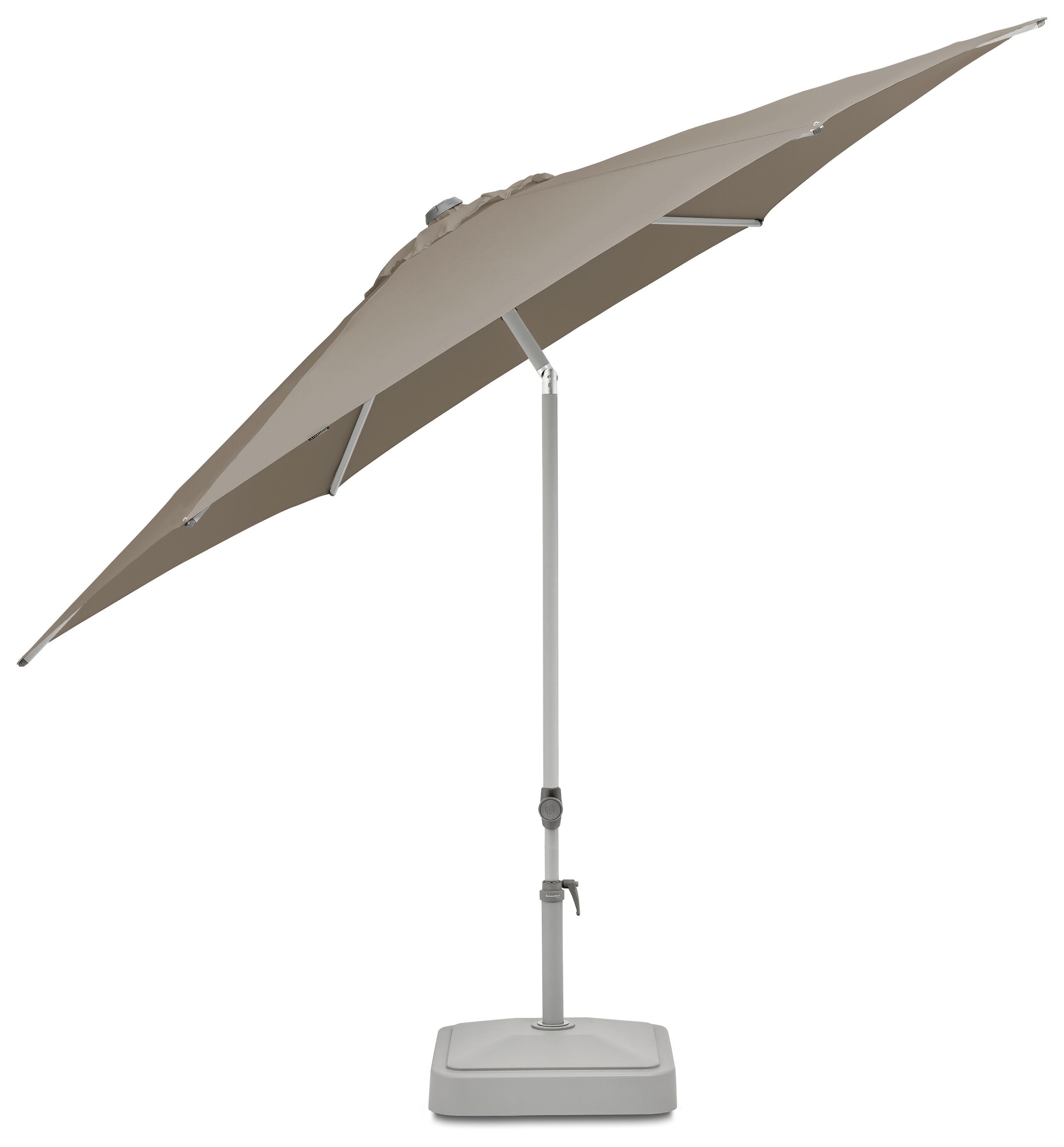 Suncomfort by Glatz POP UP Sonnenschirm - Taupe / Hellgrau / Eisblau