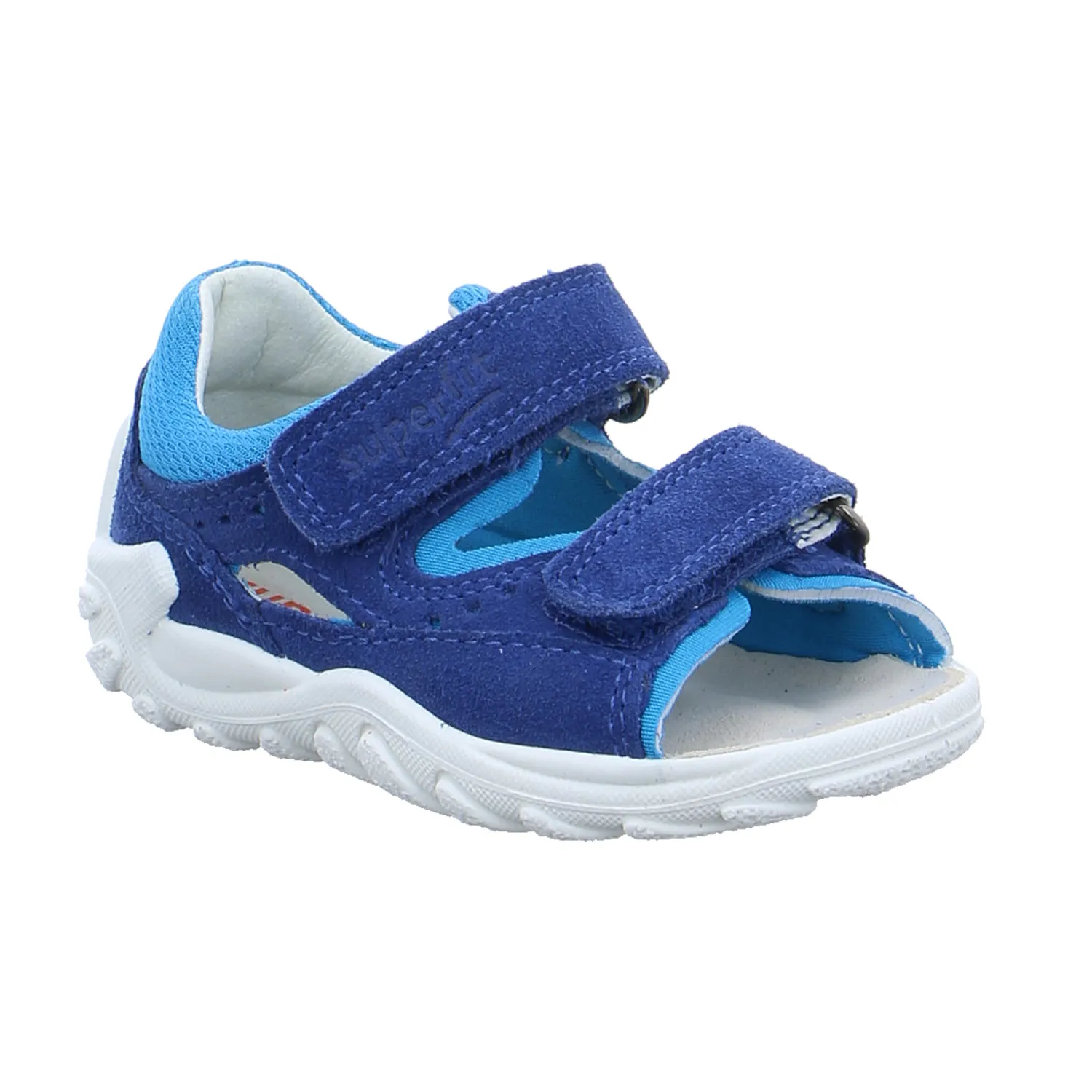 SUPERFIT Baby-Sandale Blau Leder  Unisex Minilette