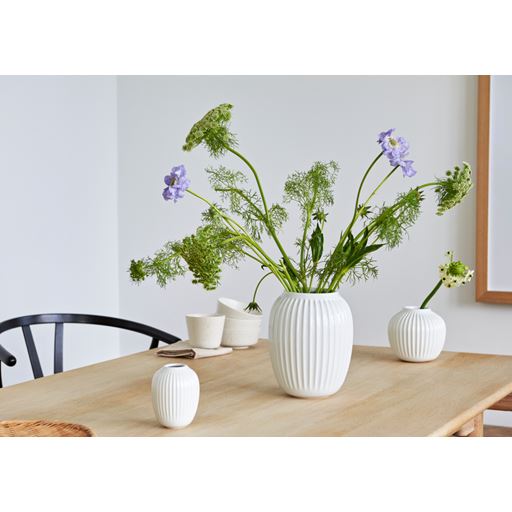 Kähler Hammershøi Vase, Hvid, 20 cm