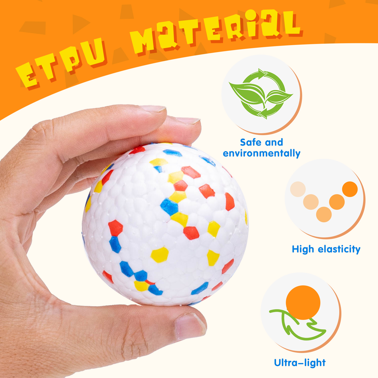 Bola para Cães Nobleza, Pacote com 3 Bolas Interativas para Cães, Bola de Borracha Durável e Elástica, Adequada para Cães de Pequeno, Médio e Grande Porte, Ø 6,3cm