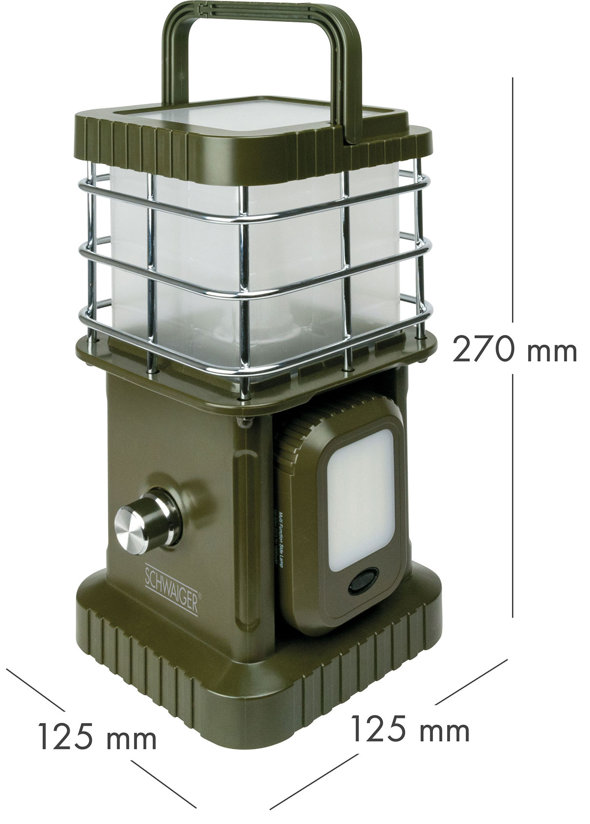 Schwaiger Led campinglamp met Bluetooth luidspreker
