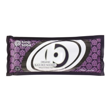KING SOBA Schwarze Reisnudeln glutenfrei Bio 250 g