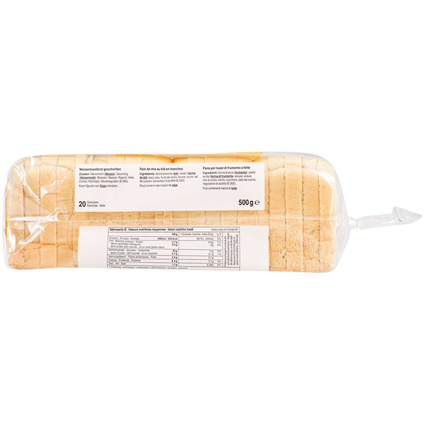 Sandwichtoast 20 Scheiben