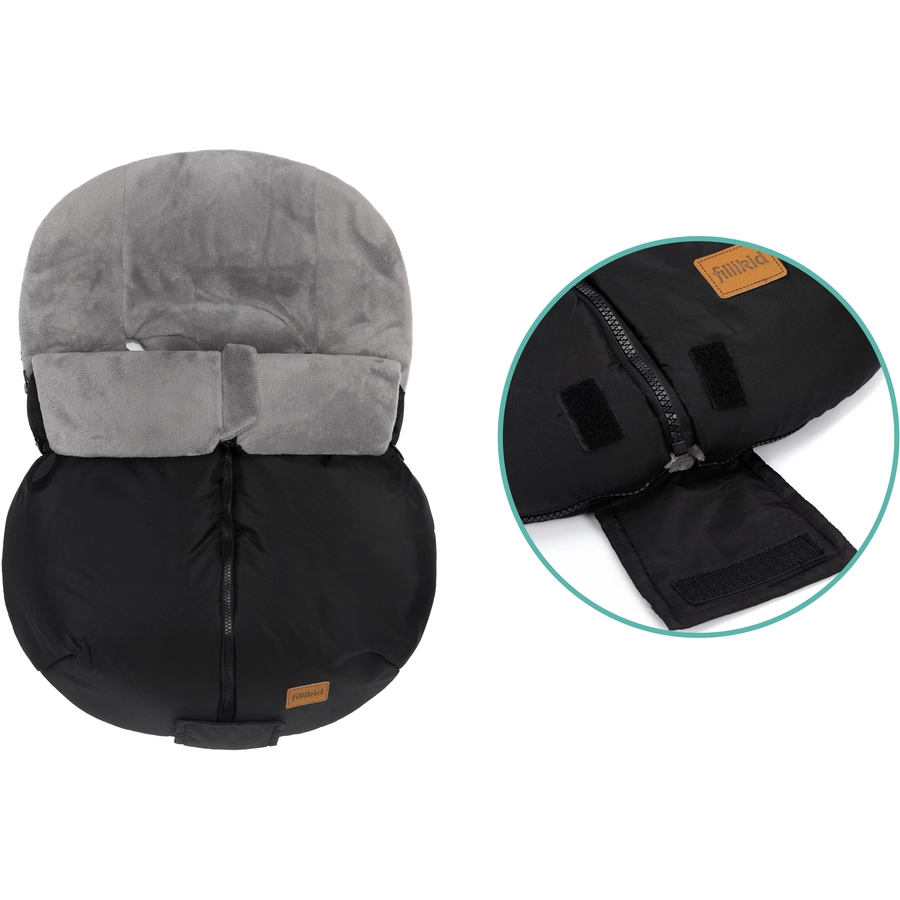 fillikid Winterfußsack Sella Gr.0 Schwarz